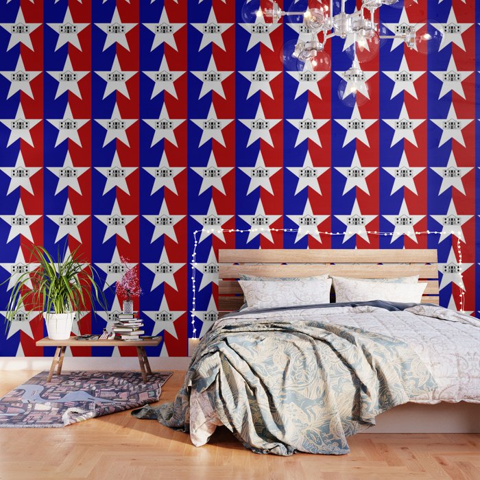 American Cities Flag Of San Antonio Wallpaper By Oldking Society6