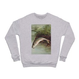 Leaping Brook Trout Crewneck Sweatshirt