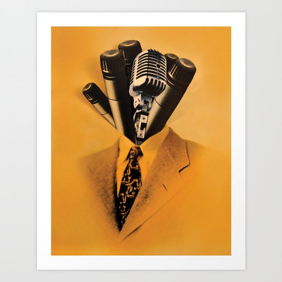 Mr. Microphone Art Print