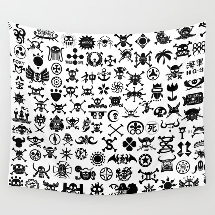One Piece Jolly Roger Wall Tapestry