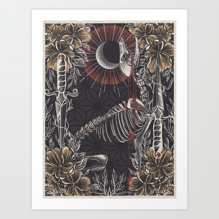 The lonely howl Art Print