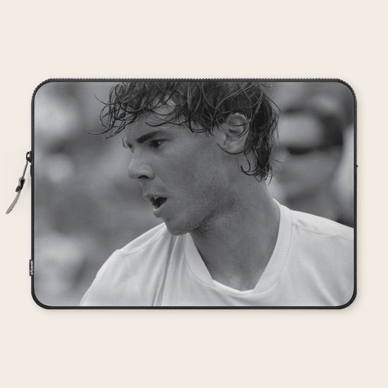 Rafael Rafa Nadal King Of Clay Court Playing Tennis At The Miami Open Laptop Sleeve By Detempledesigns Society6