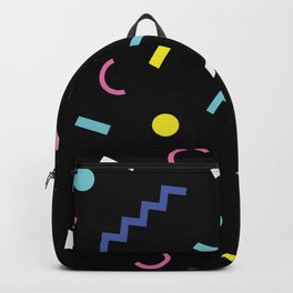 Memphis Pattern 19 - Party / 80s Retro Backpack