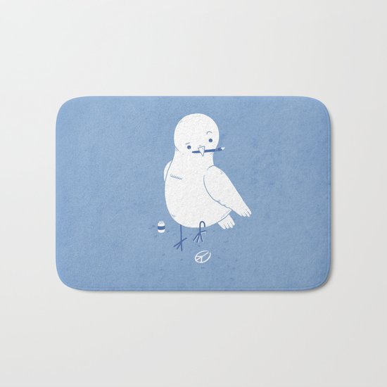 Peaceful painting Bath Mat