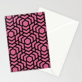 Black and Bubblegum Tessellation Pattern 38 Pairs Coloro 2022 Popular Color Pink Guava 151-53-27 Stationery Card