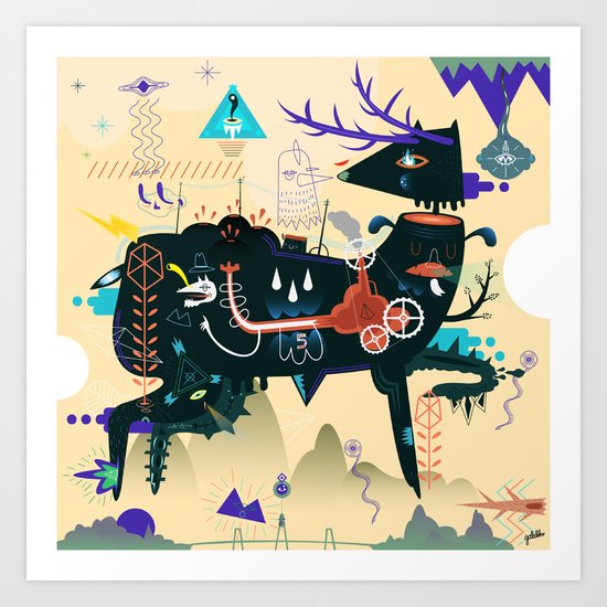 Lost piece Art Print