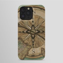 Nautical Compass iPhone Case