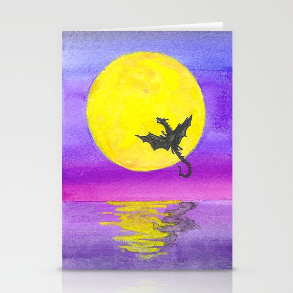 Dragon Moon Stationery Cards