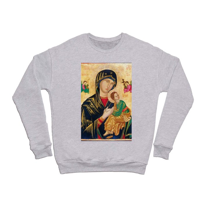 Our Mother of Perpetual Help Virgin Mary Crewneck Sweatshirt