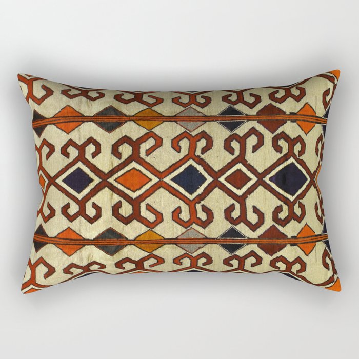 Moroccan Traditional Carpet Design Rectangular Pillow