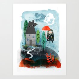 night Art Print | Children, Curated, Illustration 