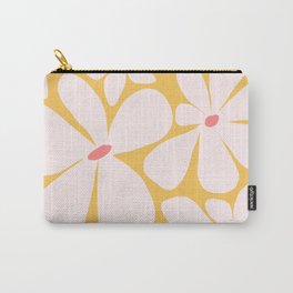 Abstraction_FLORAL_FLOWER_YELLOW_BLOOM_BLOSSOM_POP_ART_0417A Carry-All Pouch