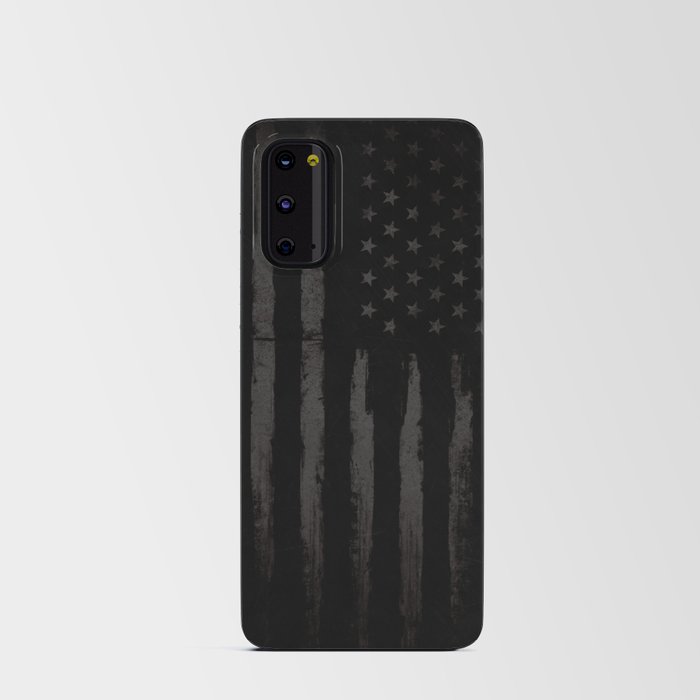 Black American flag Android Card Case