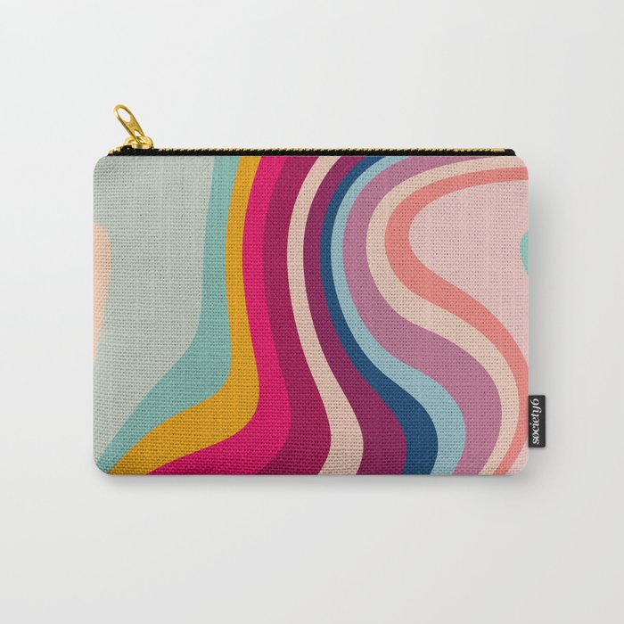Boho Fluid Abstract Carry-All Pouch
