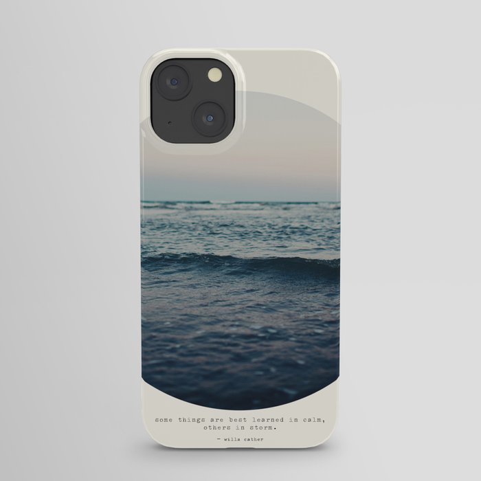 Circle Print Series - In Storm iPhone Case