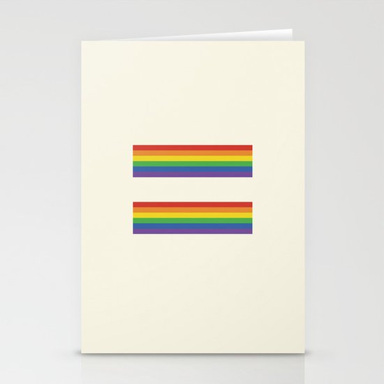 Equalities of the rainbow Stationery Cards