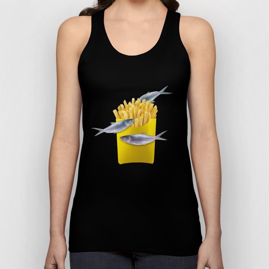 fish and chips Unisex Tank Top