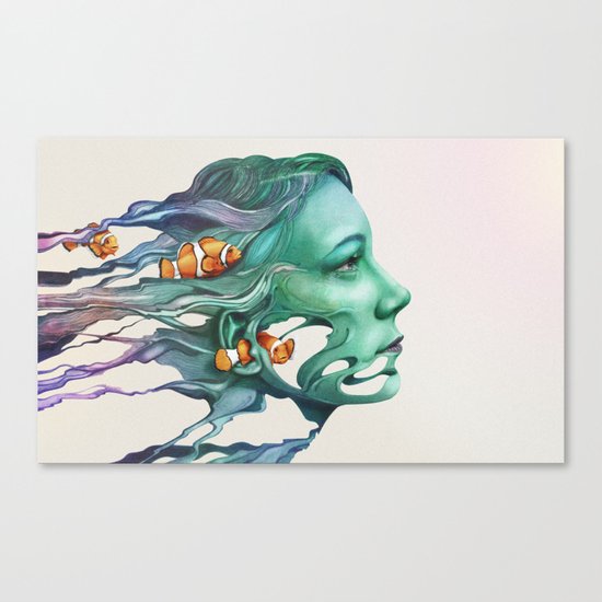 Actinodendron Plumosum Canvas Print