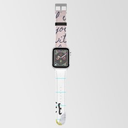 Abstract Collage Poppy Flowers Apple Watch Band
