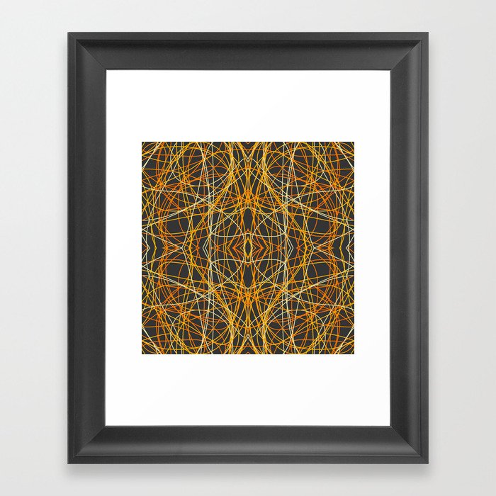 Epimeliad - Colorful Decorative Abstract Art Pattern Framed Art Print