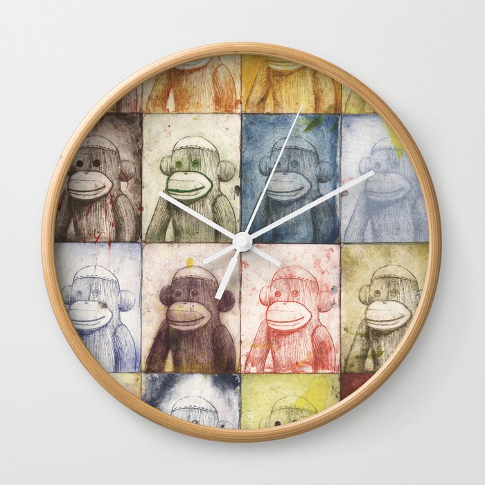 Pop Monkeys Wall Clock