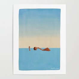 Floating in the Sea Poster