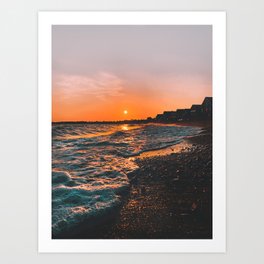 Sunset Shoreline Art Print
