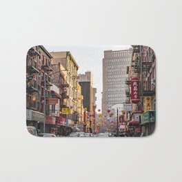 Chinatown Views in New York City | Travel Photography Bath Mat