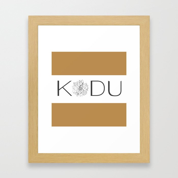 Kodu Logo Framed Art Print