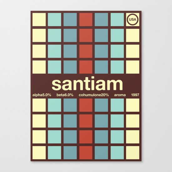 santiam single hop Canvas Print