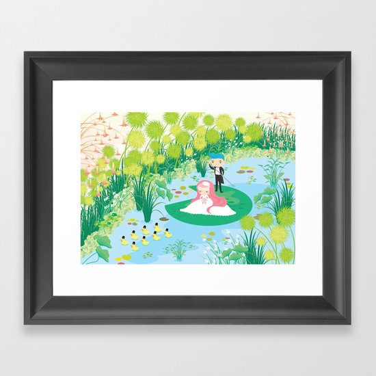 on the way home Framed Art Print