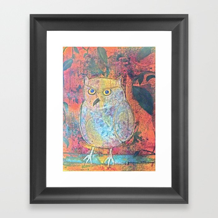 owl Framed Art Print