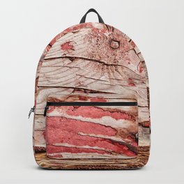 Abstract Art Of Old Wood Backpack