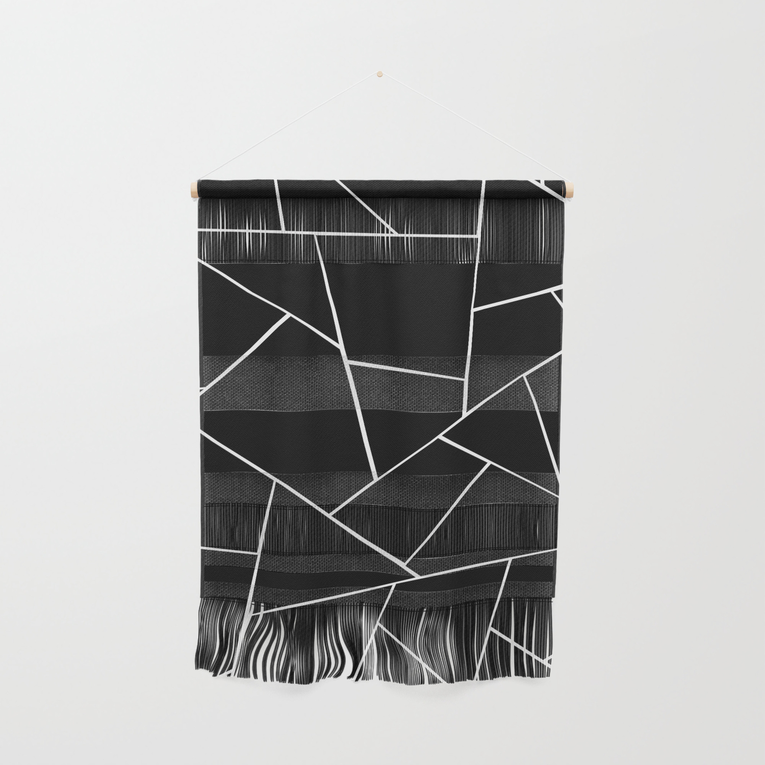 Black White Geometric Glam 2 Geo Decor Art Society6 Wall Hanging By Anitabellajantz Society6