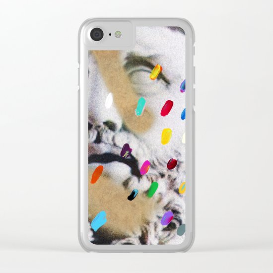 Composition 553 Clear iPhone Case