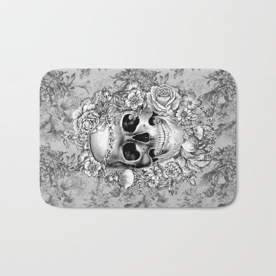Natural Death BW Bath Mat