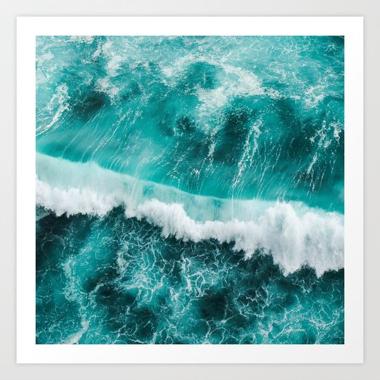 BEAUTIFUL WAVES Art Print