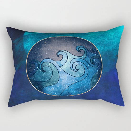 Waves Rectangular Pillow