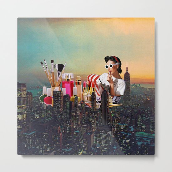 Urban Camouflage Metal Print