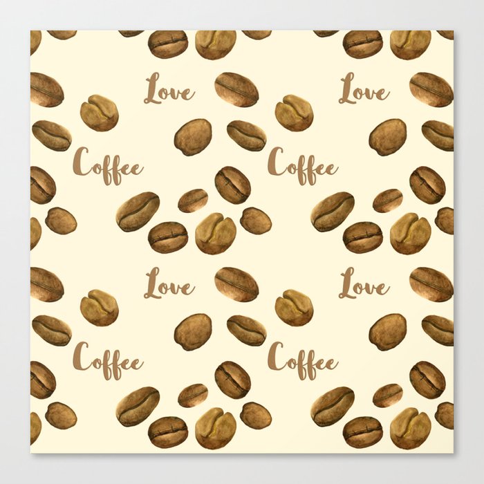 Coffee Love Canvas Print