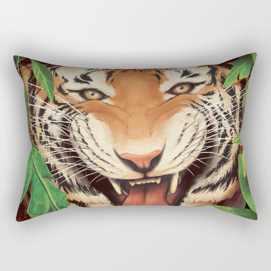 Guardian of the Jungle Rectangular Pillow