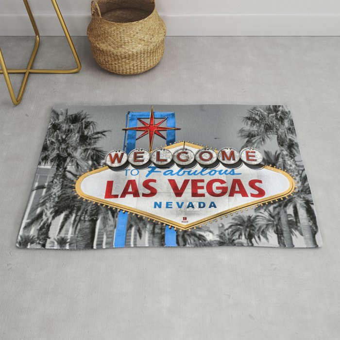 Welcome To Fabulous Las Vegas Rug By Julie Maxwell Society6