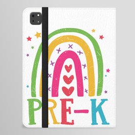 Pre-K Rainbow Colorful iPad Folio Case