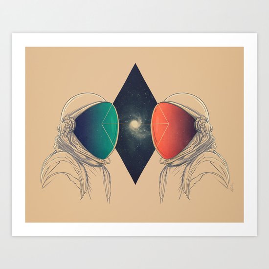 Space Between Art Print