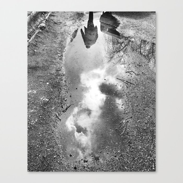 Man in Water Canvas Print