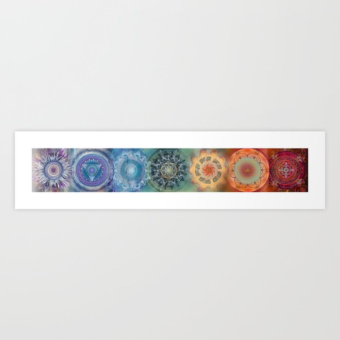 Chakras (Horizontal) Kunstdrucke Chakras (Horizontal) Kunstdrucke