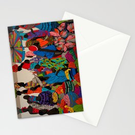 African market 3 Stationery Card