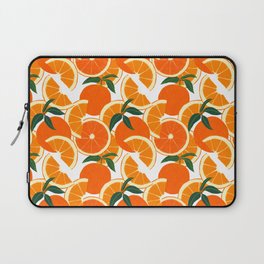 Orange Harvest - White Laptop Sleeve