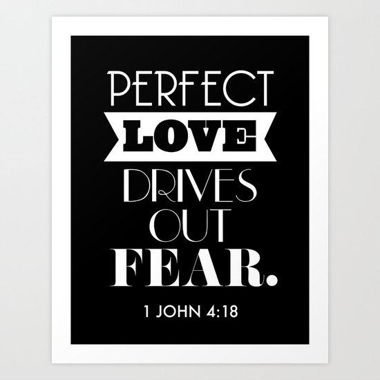 Perfect love Art Print