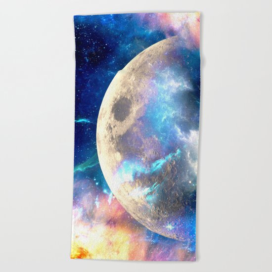The Other Side of the Moon Beach Towel